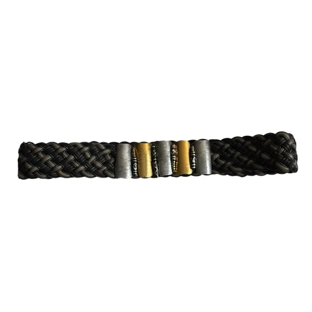 Marjorie Baer SF Vintage Braided Beaded Woven Belt Wearable Art to Wear One Size